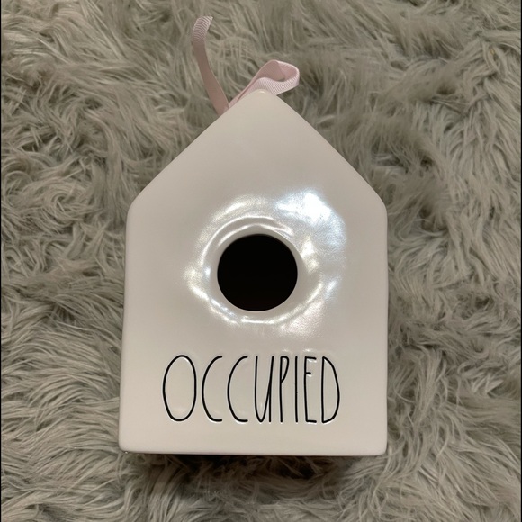 Rae Dunn birdhouse - Picture 1 of 4